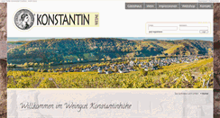 Desktop Screenshot of konstantin-weine.de